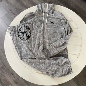 PINK Victoria's Secret Hoodie Jogger Set
